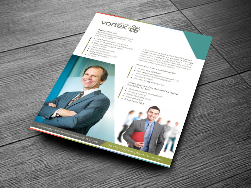 Perks Benifits Brochure print ready technology a4 broucher a4 leaflet a4