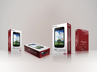 Voice Packaging 01 mobile packaging print ready smart phone