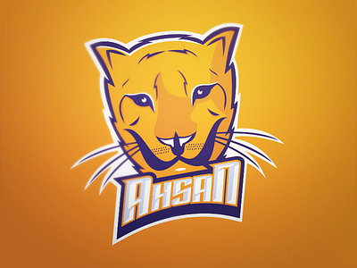 Ahsan Mascot logo marchandising mascot tiger