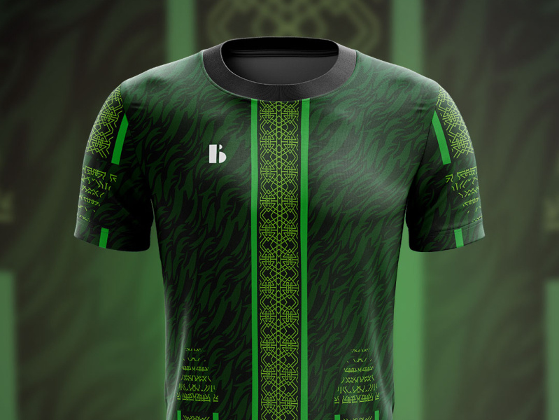 green jersey sublimation