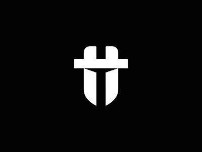 Hachiman™ - Security startup logo app branding h letter helmet icon logo logo design logomark monogram security app security logo shield shield logo swords vector