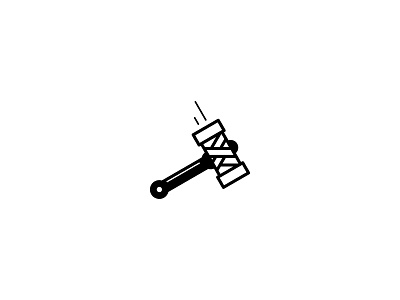 Injury Attorneys gavel icon injurie logo logo design
