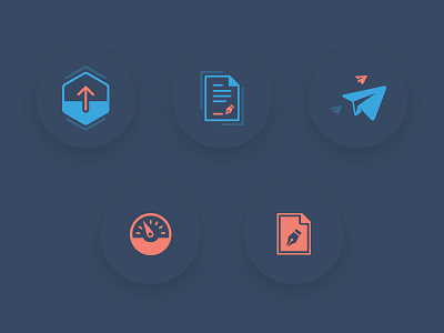 Icons for landing page and app dashboard app application dashboard icons illustration landing page signature
