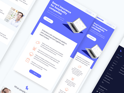 Tablet & Mobile Landing Page app app design design landing design landing page mobile mobile landing responsive layout tablet tablet landing page ui web deisgn