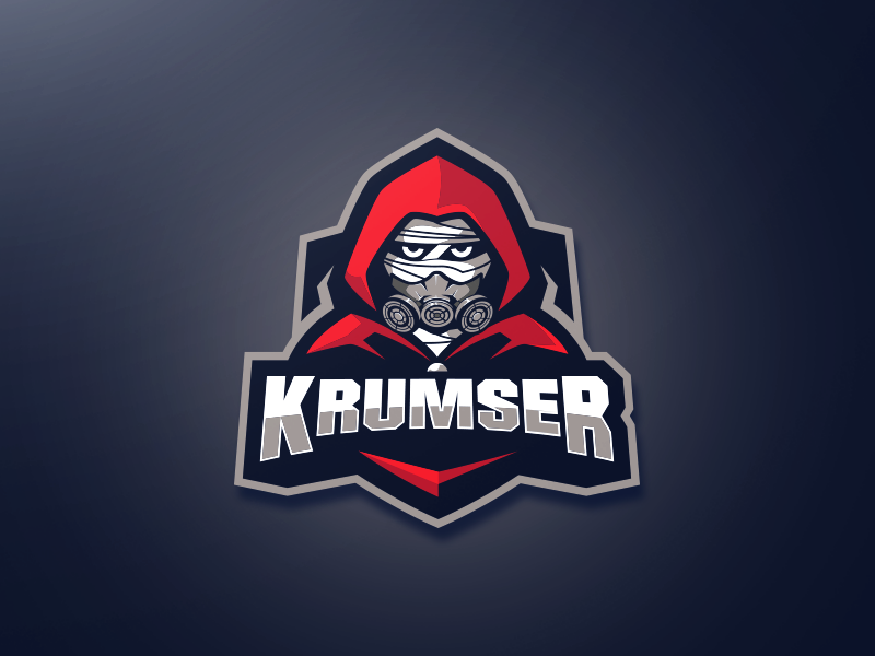 KRUMSER streamer esportslogo esports twitch branding mascotlogo illustration gamers esportlogo esport vector teamlogo mascot sloth gaming gamer design art logo gaminglogo