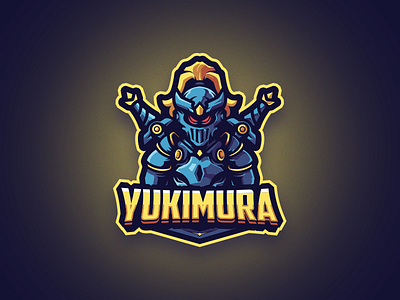 YUKIMURA ( Samurai ) art branding design esport esportlogo esports esportslogo gamer gamers gaming gaminglogo illustration logo mascot mascotlogo sloth teamlogo twitch twitch overlay vector