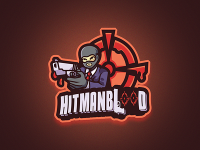 HITMANBLOOD design esport esportlogo esportslogo gamer gaming gaminglogo logo mascot sloth twitch logo vector