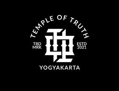 Temple Of Truth Logo Monogram branding branding and identity logo logotype monogram typografi vintage