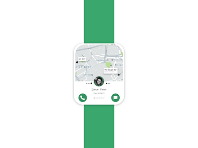 Uber Eats watch concept. apple dribble ubereats uiux watch