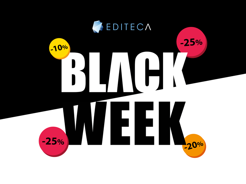 Black Friday? Black Week! adobe illustrator animation black and white black friday black week design graphic design illustration imaginemoons