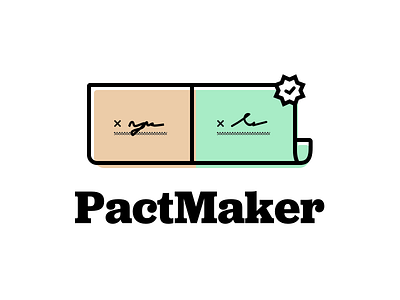 PactMaker logo logo signature