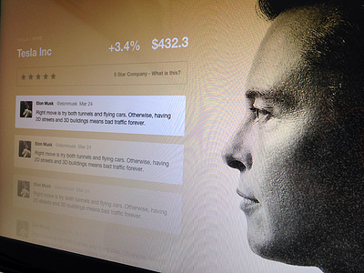 Stockflare Elon Musk Mini-Site app application feed imagery photography stocks twitter web website