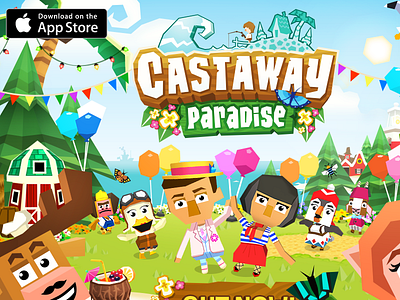 Castaway Paradise launch art