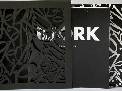 Bjork restyling cd cd music restyling typography
