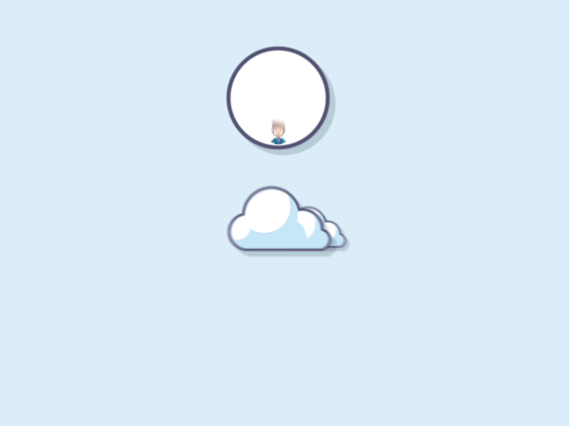 Team after effects animation clouds flat gif icons loop motion motion design pastel sky teamn