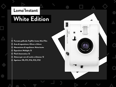 Lomo'Instant - White Edition - Serie 2 blue design flat gradient lomo lomography lomoinstant murano photography pink slider yellow