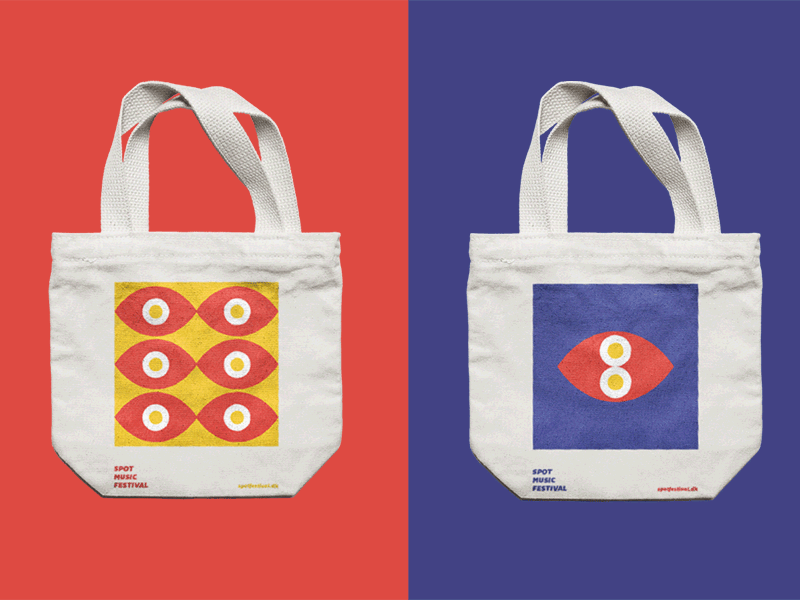 My new pattern collection! Online soon! bags blue bold eye festival flat gif handbag loop pattern red yellow