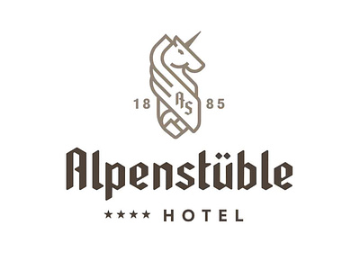 Logo design for hotel Alpenstüble