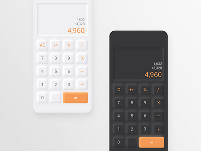 Calculator  #DailyUI 004