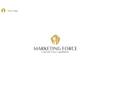 Marketing Force Corporate Identity branding design force graphic design icon identity illustration logo marketing vector