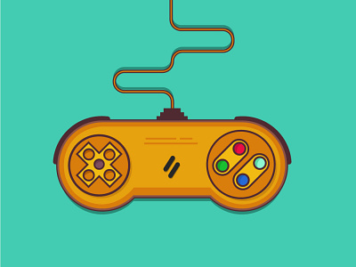 day 13/100 : game console illustration