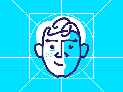 My Avatar #01906A avatar avatar icons face geometric geometry illustration lines profile