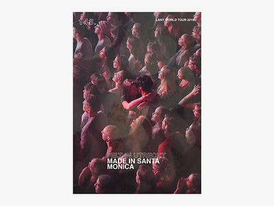 LANY - Music poster design graphic graphicdesign lany music music art music player musician poster poster a day poster design ui uidesign