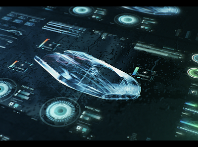 Space_ui after effects c4d cinema 4d design fui hud illustration illustrator scifi screen ui ux