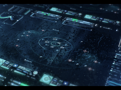 SpaceUi ae aftereffects ai c4d cinema4d fui illustrator inspiration inspired octane redshift sci fi ui ux