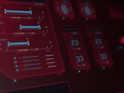 Cyberpunk_Ui abstract after effects background color computer data design film fui hud illustration illustrator interface light octane real time technology ui ux vector