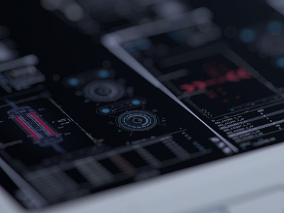 Ui# after effects c4d cinema 4d design flat fui hud illustration illustrator octane octanerender ui ux