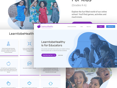 Learn to be Healthy 2018 children free tour health healthy kids landing page marketing