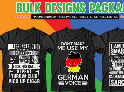 Bulk Package T-shirt Design bundle.