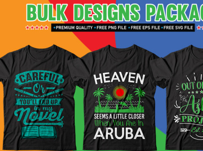 Bulk Package T-shirt Design bundle.