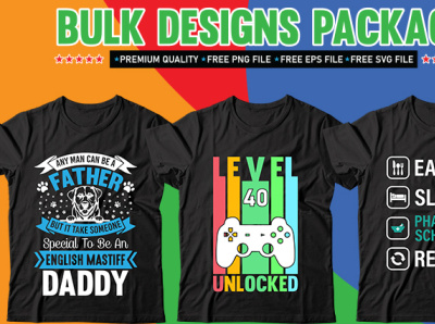 Bulk Package T-shirt Design bundle