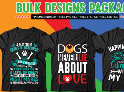 Bulk Package T-shirt Design bundle branding business combo tshirt company crazy tshirt creative dogs tshirt dribbble identity logo design love tshirt nightmares tshirt nightmares tshirt tshirt tshirt art tshirtdesign tshirts typography vector