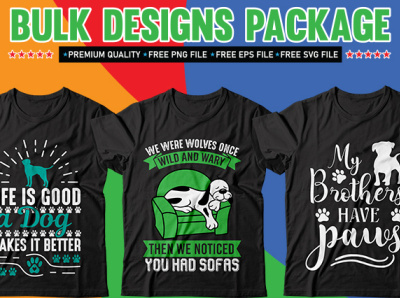 Bulk Package T-shirt Design bundle