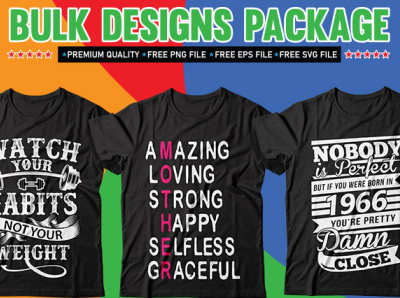 Bulk Package T-shirt Design bundle