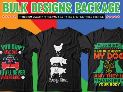 Bulk Package T-shirt Design bundle