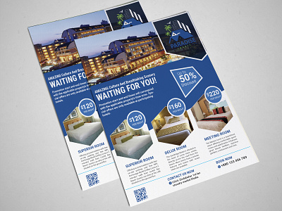 Flyer Design accommodation bed bed and breakfast branding design fashion flyer design font food green guest hostel hotel hotel flyer house inn lodging motel pension house resort
