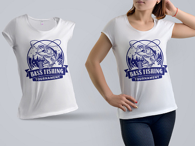 Fishing t-shirt design branding design fish fishing fishing tshirt huddle illustrator logo tee tee design travel tshirt tshirt design typography