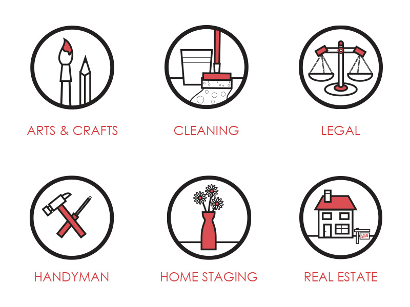 Small Business Club Icons web icons