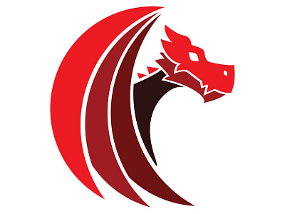 Dragon (Option 2). branding design logo vector