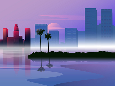 TWILIGHT city cityscape design designproject dribble dribbler dribbleshot illustration todaoydribble