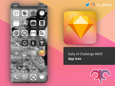 Daily UI Challenge #005: App Icon app branding challenge design icon ui