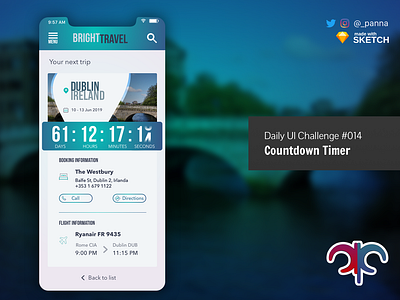 Daily Ui Challenge #014: Countdown Timer