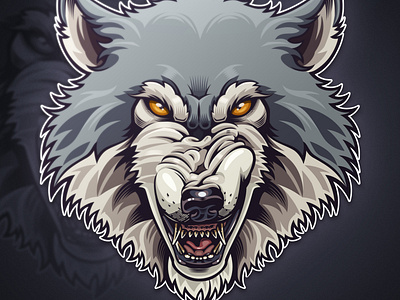 Alpha awax design branding design digital painting drawing illustration illustrator wolf