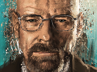 Crystal Meth art awax design breaking bad bryan cranston crystal meth digital painting drawing ganster heisenberg teacher walterwhite ww