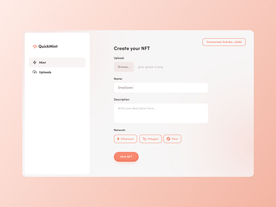 NFT Minting Dashboard