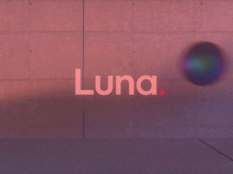 Introduction to Luna Digital - Brand Film 3d animation brand branding clean color colour debut design experiment icon identity lettering logo minimal octane sketch type typography web